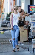 EMMA ROBERTS Out in Los Angeles 09/23/2016
