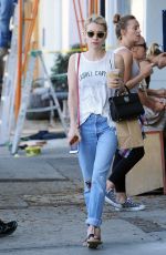 EMMA ROBERTS Out in Los Angeles 09/23/2016