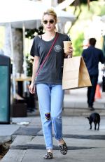 EMMA ROBERTS Out Shopping in Los Angeles 09/21/2016