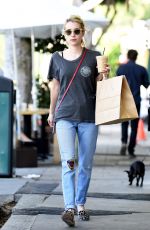EMMA ROBERTS Out Shopping in Los Angeles 09/21/2016