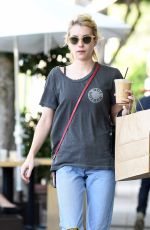 EMMA ROBERTS Out Shopping in Los Angeles 09/21/2016