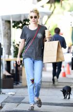 EMMA ROBERTS Out Shopping in Los Angeles 09/21/2016