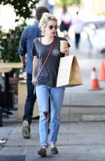 EMMA ROBERTS Out Shopping in Los Angeles 09/21/2016