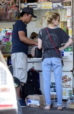 EMMA ROBERTS Out Shopping in Los Angeles 09/21/2016