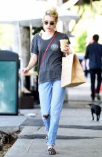 EMMA ROBERTS Out Shopping in Los Angeles 09/21/2016