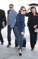 EMMA STONE Arrives at Pearson International Airport in Toronto 09/14/2016
