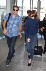 EMMA STONE Arrives at Pearson International Airport in Toronto 09/14/2016