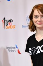 EMMA STONE at 5th Biennial Stand Up To Cancer in Los Angeles 09/09/2016