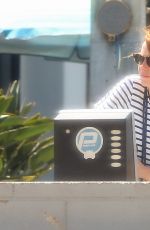 EMMA STONE at a Nail Salon in Los Angeles 09/06/2016