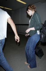 EMMA STONE at Los Angeles International Airport 09/05/2016
