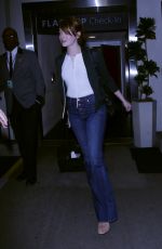 EMMA STONE at Los Angeles International Airport 09/05/2016