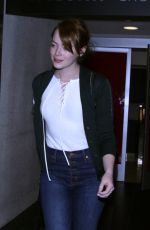 EMMA STONE at Los Angeles International Airport 09/05/2016