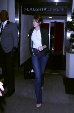 EMMA STONE at Los Angeles International Airport 09/05/2016