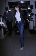 EMMA STONE at Los Angeles International Airport 09/05/2016