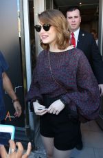 EMMA STONE Leaves Variety Studio in Toronto 09/12/2016