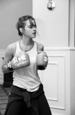 EMMA WATSON at Shefighter Training with Lina Khalifeh in Ottawa 09/29/2016
