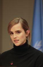 EMMA WATSON at United Nations Heforshe Impact Report in New York 09/20/2016