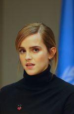 EMMA WATSON at United Nations Heforshe Impact Report in New York 09/20/2016