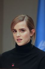 EMMA WATSON at United Nations Heforshe Impact Report in New York 09/20/2016