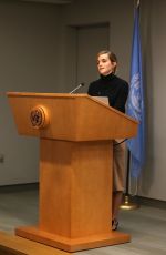 EMMA WATSON at United Nations Heforshe Impact Report in New York 09/20/2016