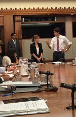 EMMA WATSON Meeting Prime Minister of Canada Justin Trudeau for Her 