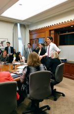 EMMA WATSON Meeting Prime Minister of Canada Justin Trudeau for Her 