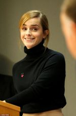 EMMA WATSON Talks at United Nations General Assembly in New York 09/20/2016