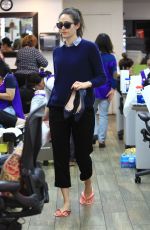 EMMY ROSSUM at a Nail Salon in Beverly Hills 09/14/2016