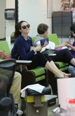 EMMY ROSSUM at a Nail Salon in Beverly Hills 09/14/2016