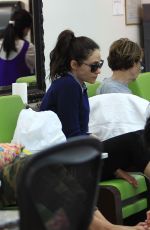 EMMY ROSSUM at a Nail Salon in Beverly Hills 09/14/2016