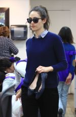 EMMY ROSSUM at a Nail Salon in Beverly Hills 09/14/2016