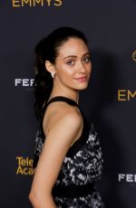 EMMY ROSSUM at Cocktail Reception for Television Academy