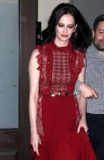 EVA GREEN Out and About in New York 09/26/2016