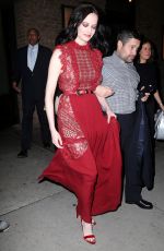 EVA GREEN Out and About in New York 09/26/2016