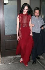 EVA GREEN Out and About in New York 09/26/2016
