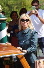 EVA HERZIGOVA Arrives at Lido in Venice 09/03/2016