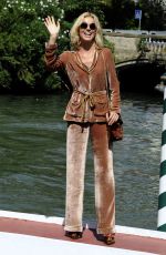 EVA HERZIGOVA Arrives in Venice 09/02/2016