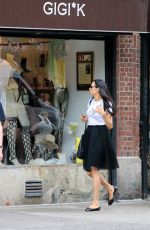 FAMKE JANSSEN Out for Shopping in New York 09/01/2016