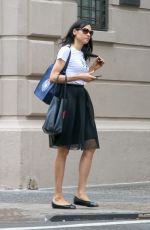 FAMKE JANSSEN Out for Shopping in New York 09/01/2016