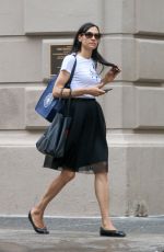 FAMKE JANSSEN Out for Shopping in New York 09/01/2016