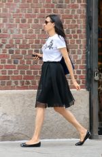 FAMKE JANSSEN Out for Shopping in New York 09/01/2016