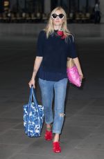 FEARNE COTTON Arrives at BBC Radio 2 Studios in London 09/10/2016