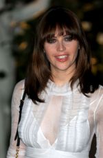 FELICITY JONES at Burberry Fashion Show at London Fashion Week 09/19/2016