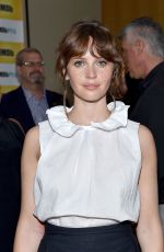 FELICITY JONES at IMDV StarMeter Award at TIFF in Toronto 09/10/2016