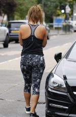 FERNE MCCANN at a Gym in Essex 09/05/2016