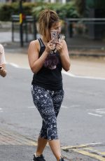 FERNE MCCANN at a Gym in Essex 09/05/2016