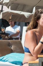 FERNE MCCANN in Bikini on the Beach in Ibiza 08/31/2016