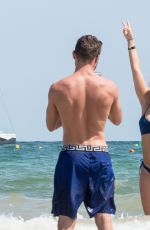 FERNE MCCANN in Bikini on the Beach in Ibiza 08/31/2016