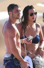 FERNE MCCANN in Bikini on the Beach in Ibiza 08/31/2016