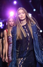 GIGI HADID at Versace Fashion Show in Milan 09/23/2016